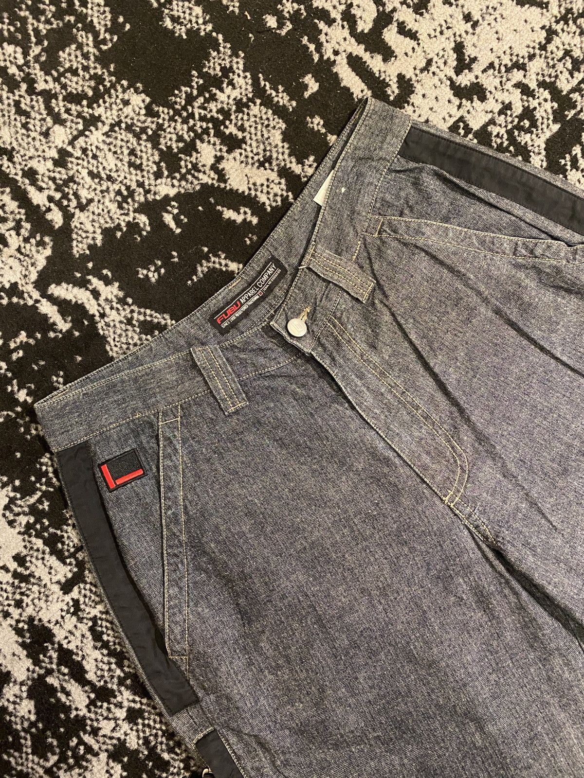 Fubu Fubu Gray Y2K Baggy Denim Vintage Size US 31 - 3 Thumbnail