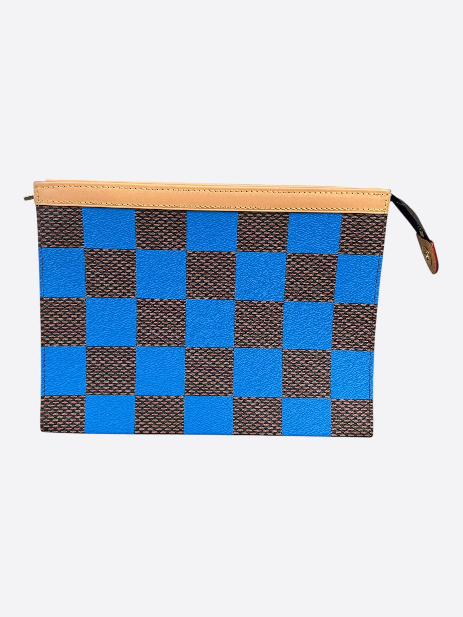 Louis Vuitton Louis Vuitton Brown & Blue Damier Pochette Voyage Size ONE SIZE - 3 Thumbnail