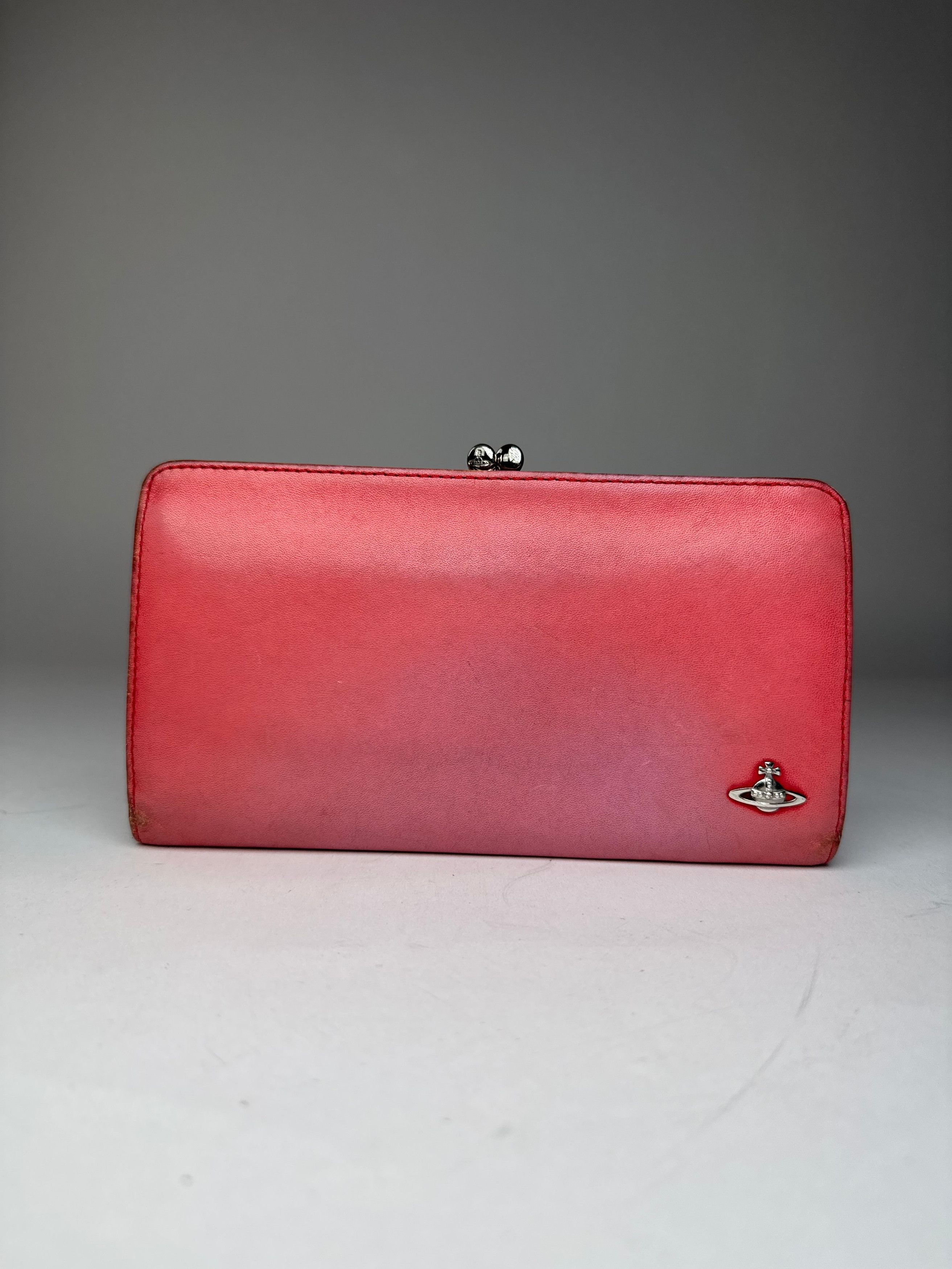 Vivienne Westwood Vintage Leather Wallet Pink Size ONE SIZE - 1 Thumbnail
