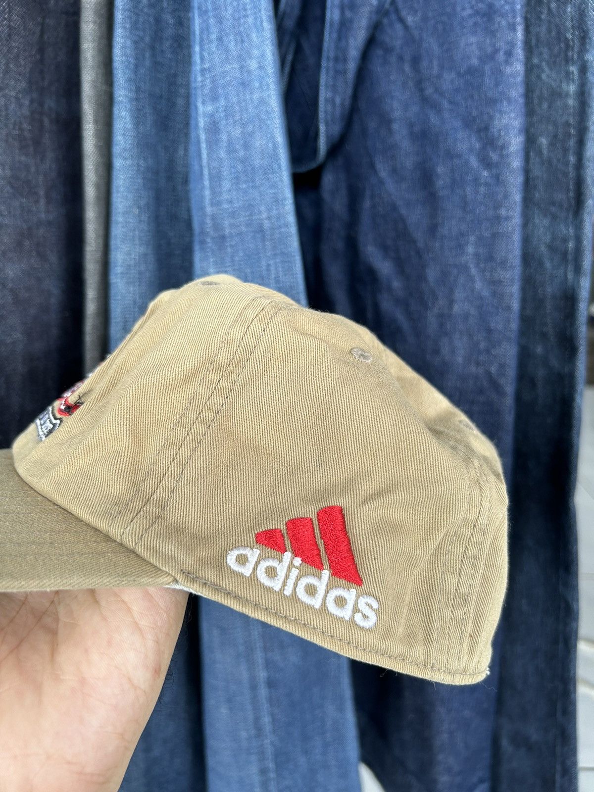 Adidas × Vintage Vintage ADIDAS Dont Tread On Me Hats ☠️ Size ONE SIZE - 4 Thumbnail
