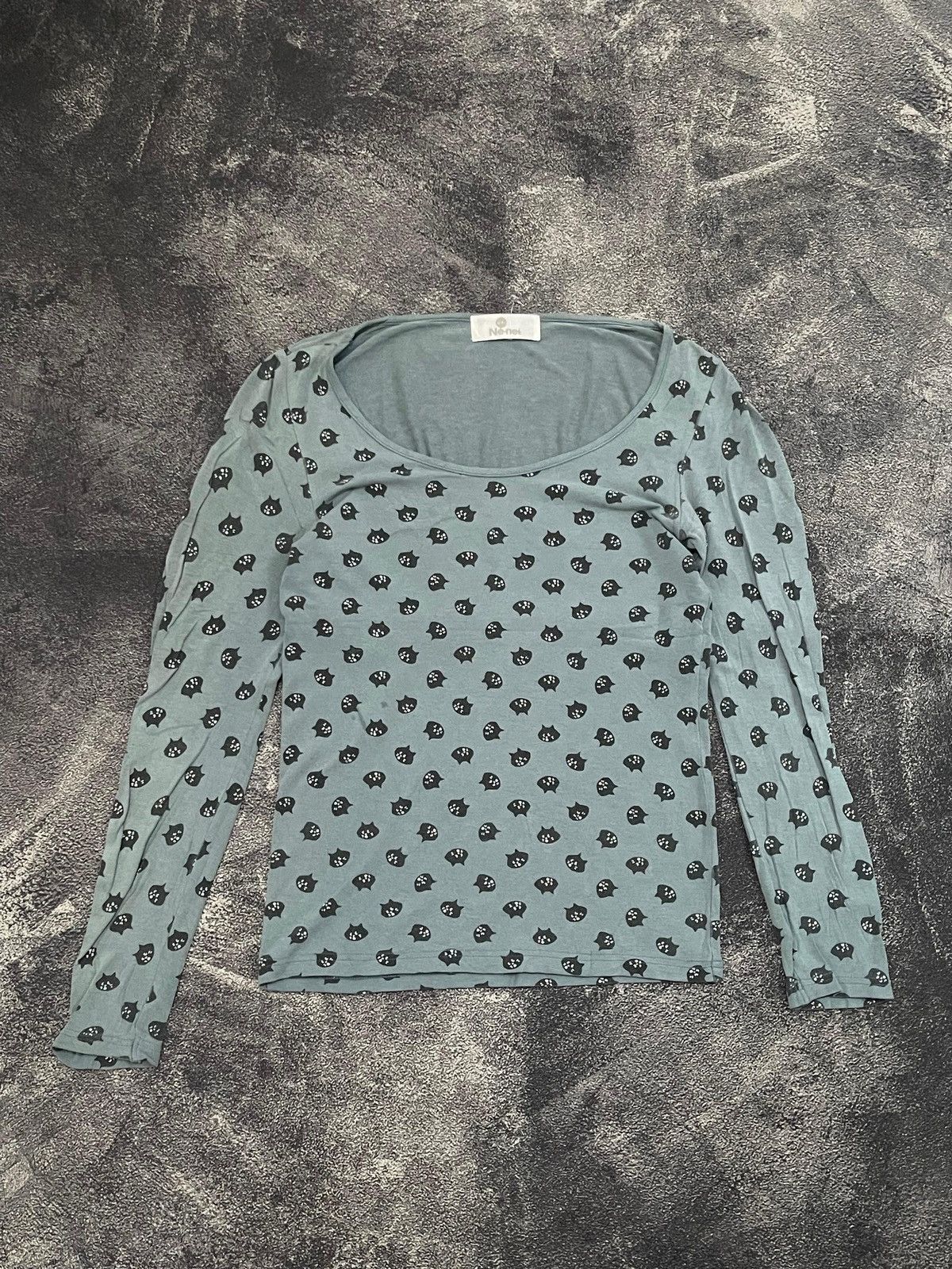 Issey Miyake × Ne-Net Issey Miyake Ne Net Fullprint Cat Longsleeve Size US S / EU 44-46 / 1 - 1 Thumbnail