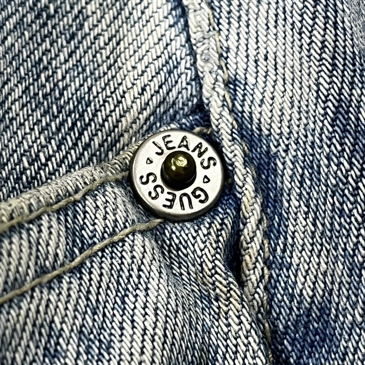 Guess × Vintage Vintage 90s GUESS USA Baggy Denim Size US 32 / EU 48 - 11 Thumbnail