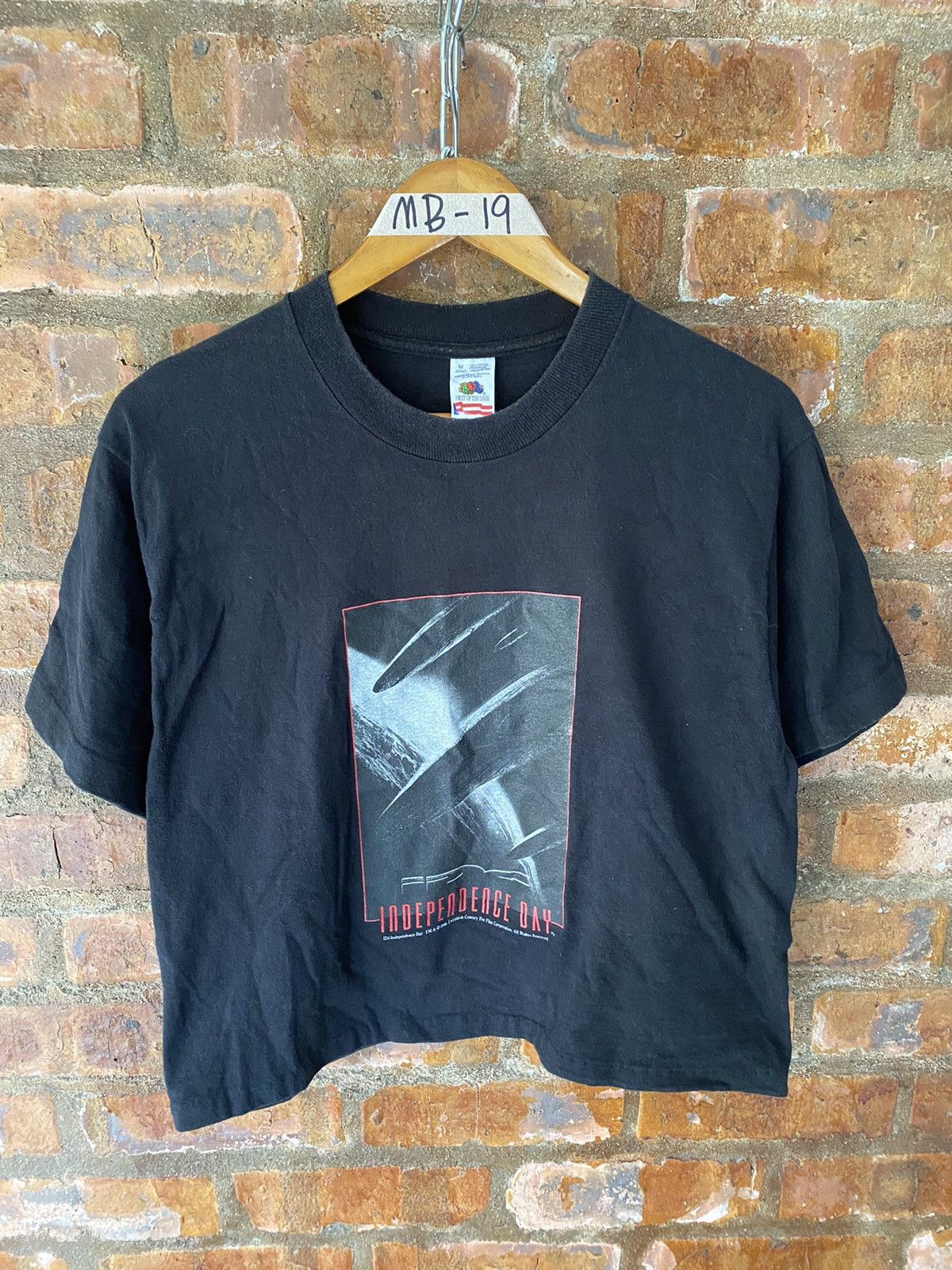 Vintage 🔥 1996 The Independent Day FOTL movie Size US M / EU 48-50 / 2 - 2 Thumbnail