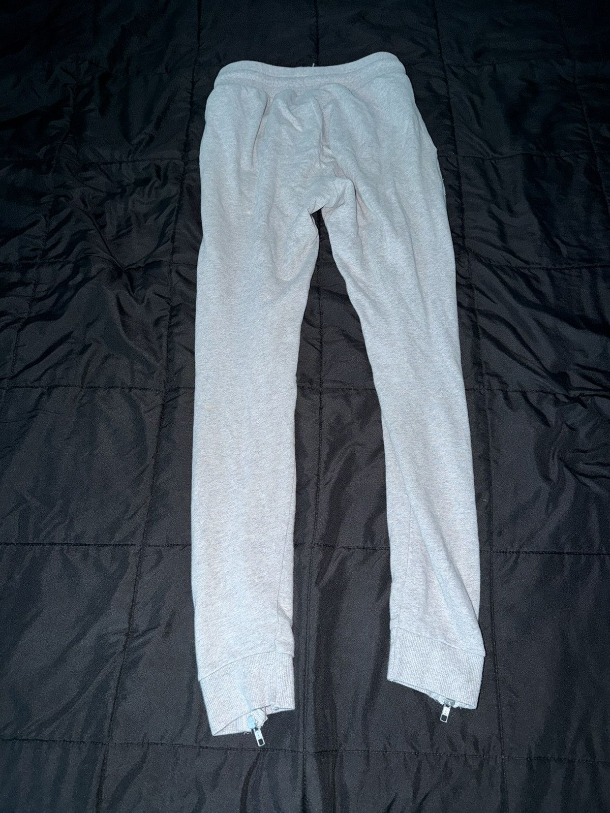Asos Gray Joggers w/ zippers Size US 29 - 4 Thumbnail
