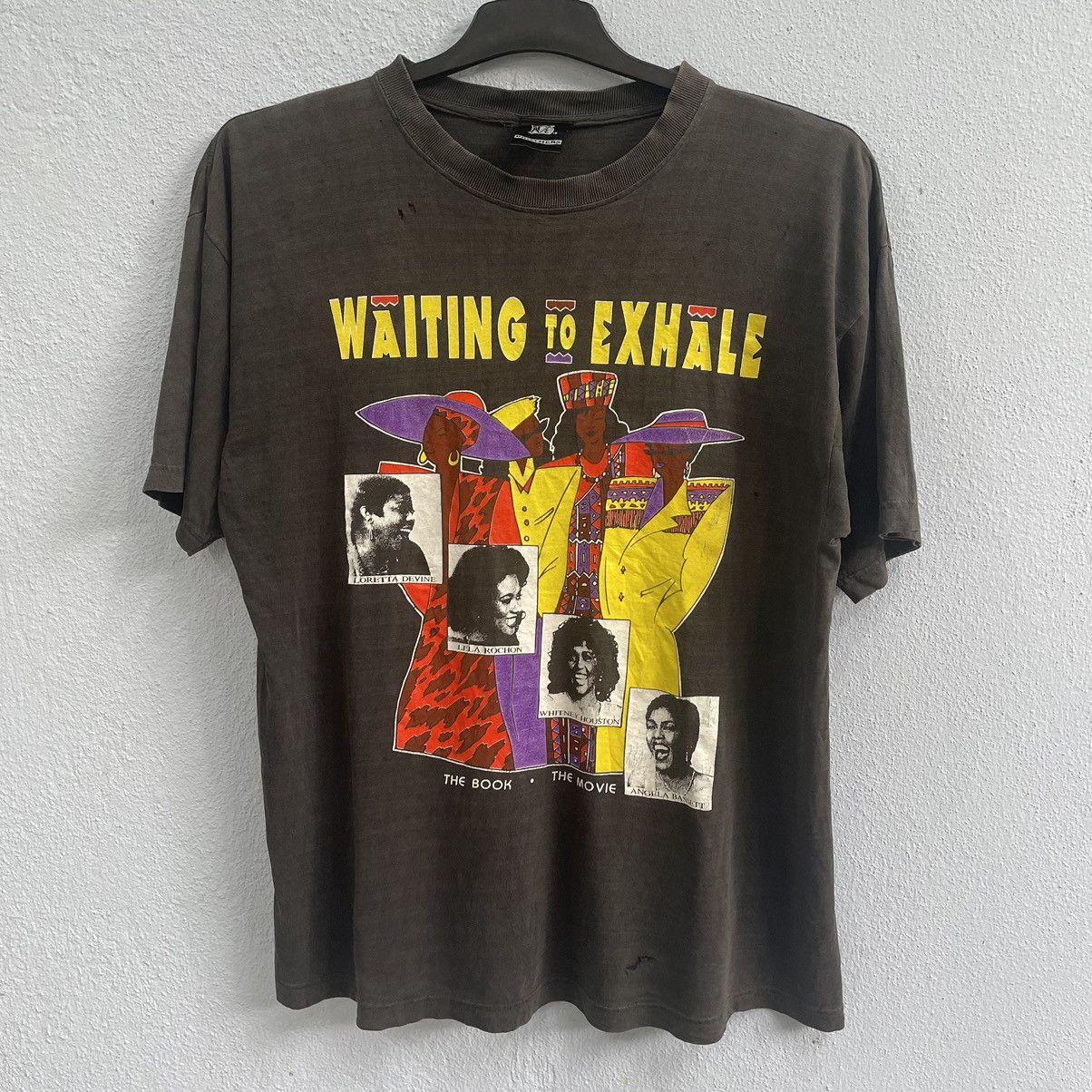 Rap Tees × Vintage Vintage 90s waiting to exhale whitney houston movie tee Size US XL / EU 56 / 4 - 1 Thumbnail
