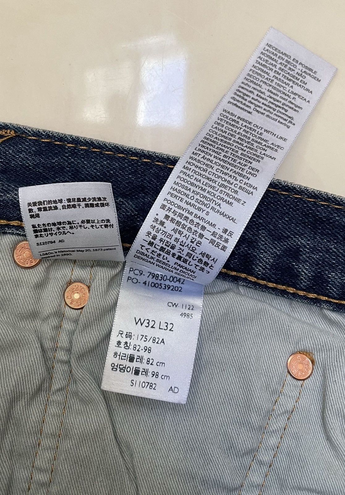 Levi's Levi’s 501 ‘93 Straight Painter Jeans Size US 32 / EU 48 - 7 Thumbnail