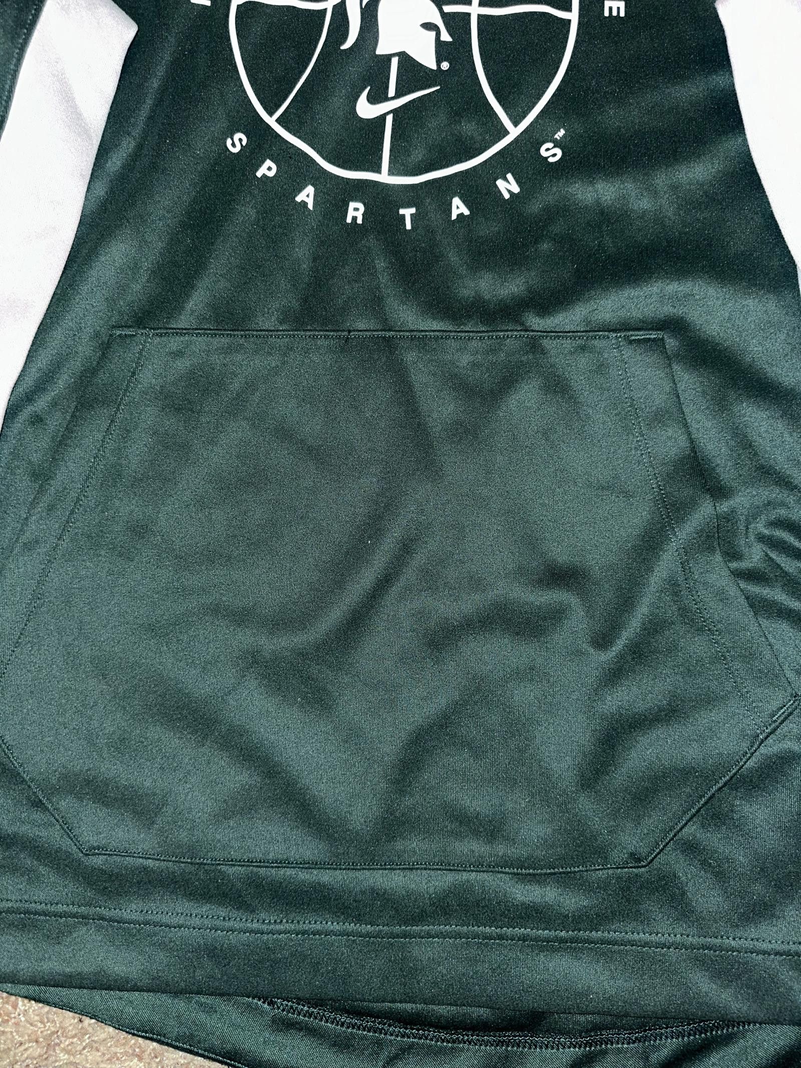 Nike Nike Men Michigan State Spartan Basketball Pullover Hoodie Size US L / EU 52-54 / 3 - 2 Thumbnail