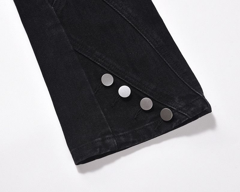 Jean American high street straight-leg slim-fit black jeans Size US 32 / EU 48 - 6 Thumbnail