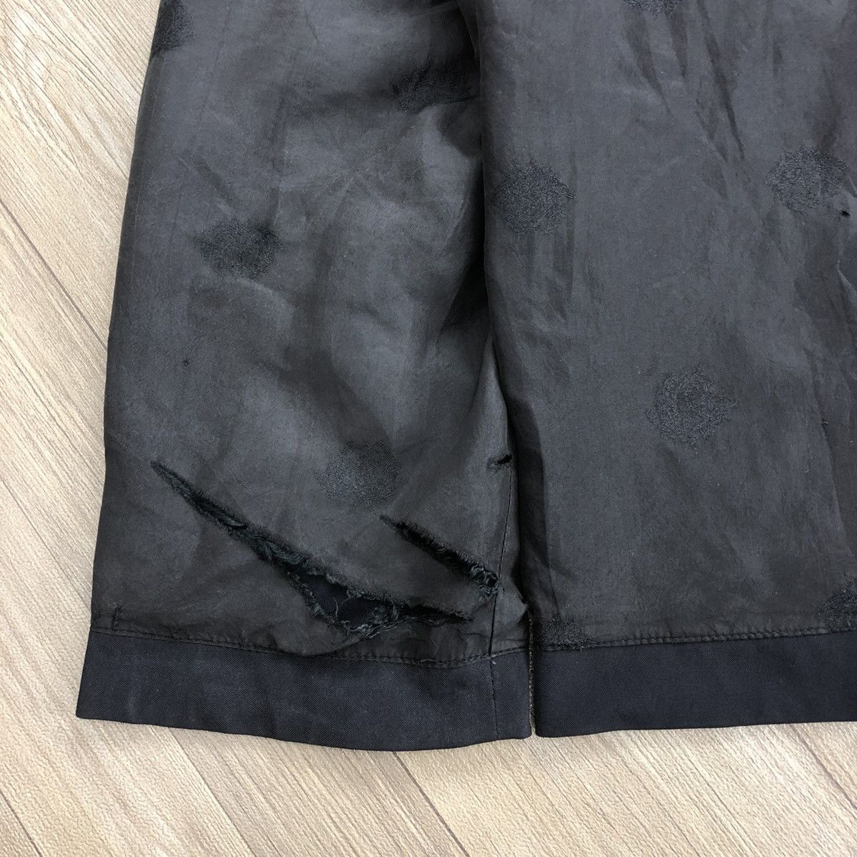 Versace 🇮🇹 Vintage Gianni Vercase Luxury Designer Black Work Jacket Size US L / EU 52-54 / 3 - 21 Thumbnail