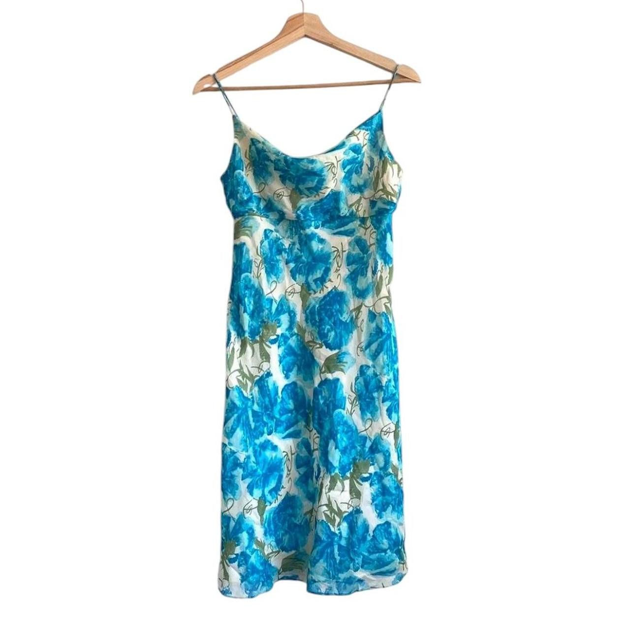 Ann Taylor ANN TAYLOR PETITES BLUE FLORAL Y2K DRESS NWT SIZE 2 Size XS / US 0-2 / IT 36-38 - 1 Thumbnail