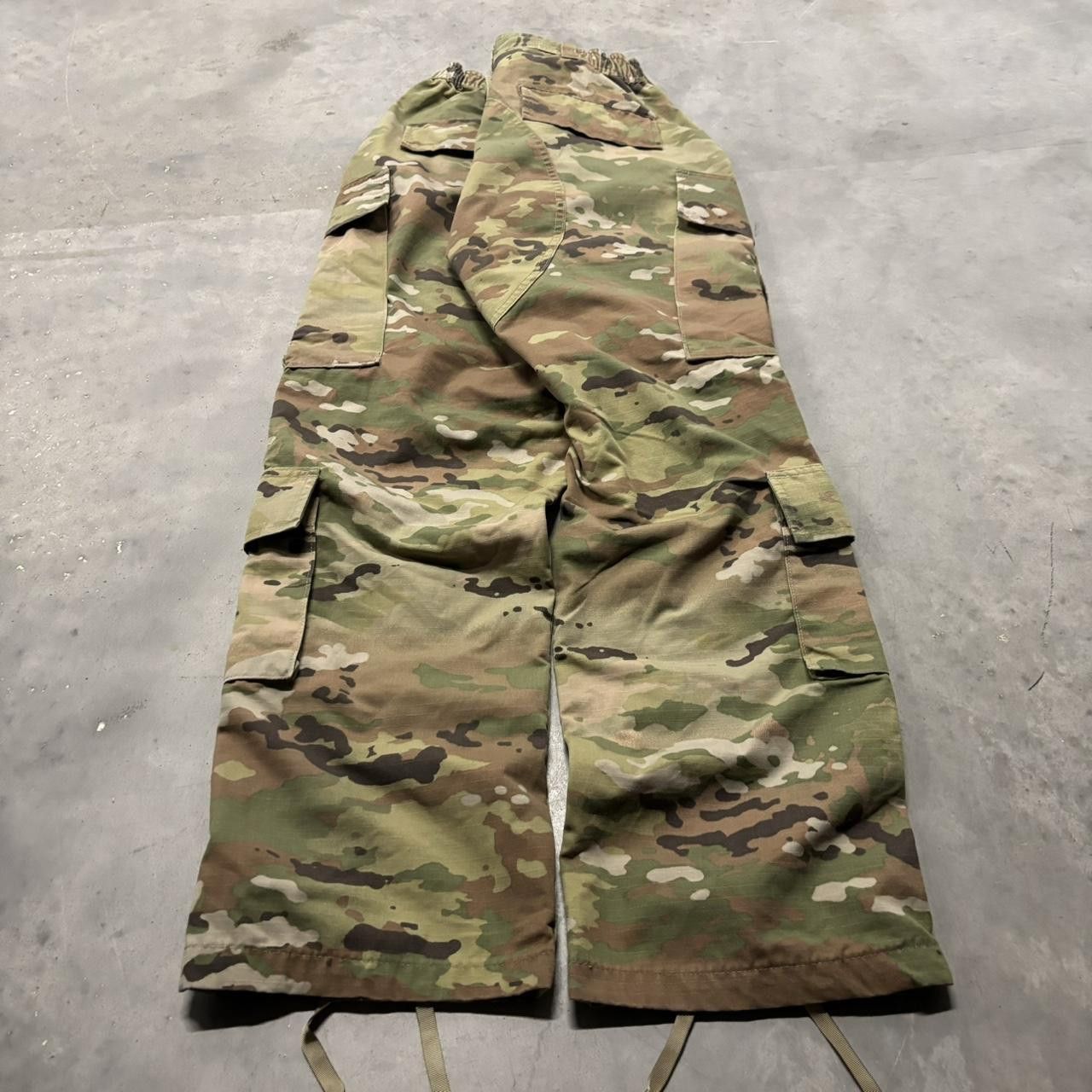 Japanese Brand × Vintage Crazy Vintage Y2K/2000s Military Camo Streetwear Skater Cargo Pants! Size US 28 / EU 44 - 4 Thumbnail