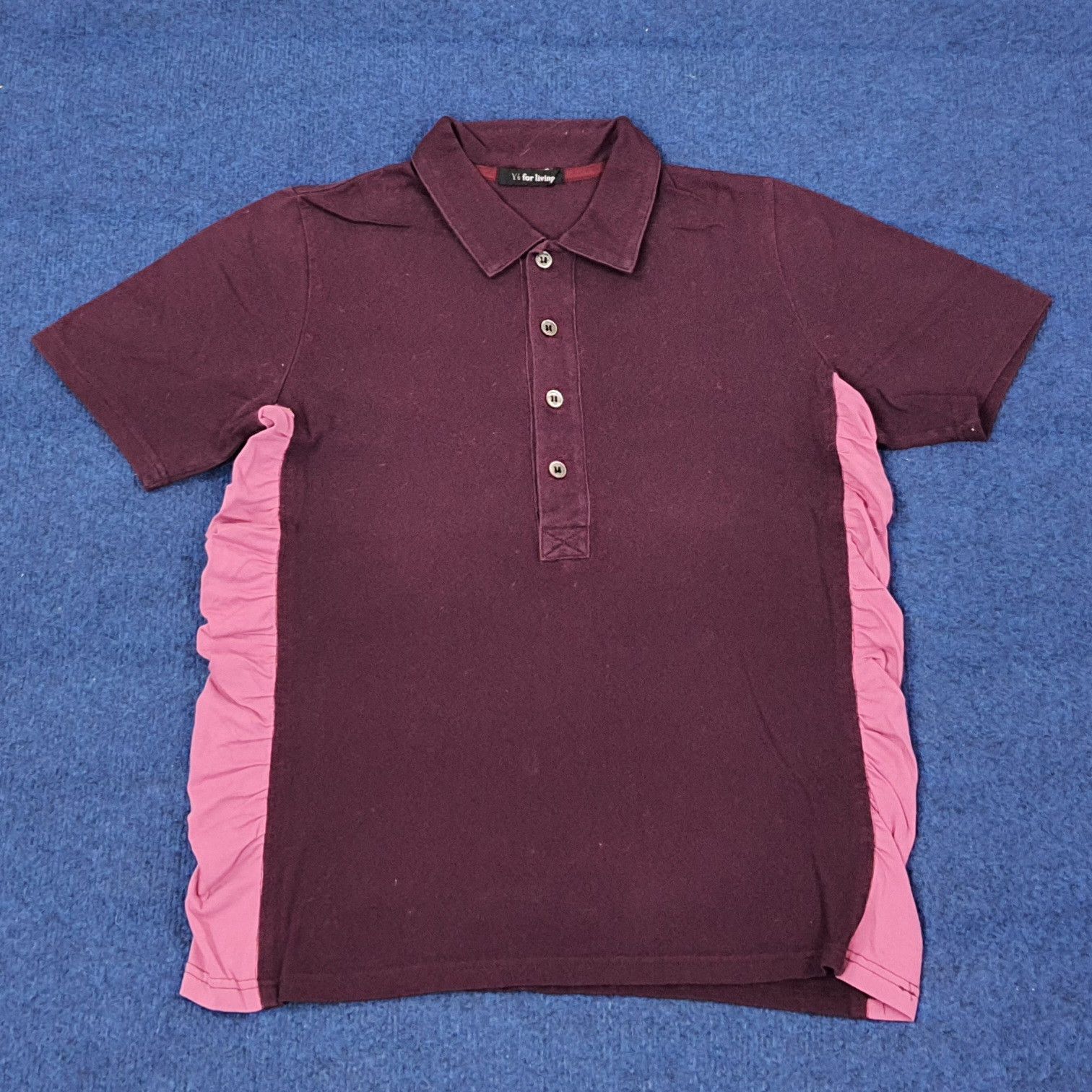 Y's Vintage Y's for Living by Yohji Yamamoto Polo Shirt C249N26 Size S / US 4 / IT 40 - 1 Thumbnail