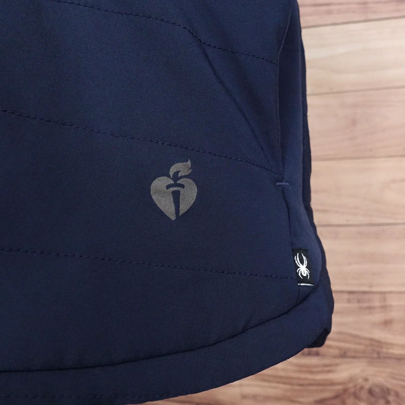 Spyder Spyder Vest Womens 2XL Navy Blue Full Zip Lightweight Outdoor Insulated Logo Size XXL / US 16-18 / IT 52-54 - 4 Thumbnail