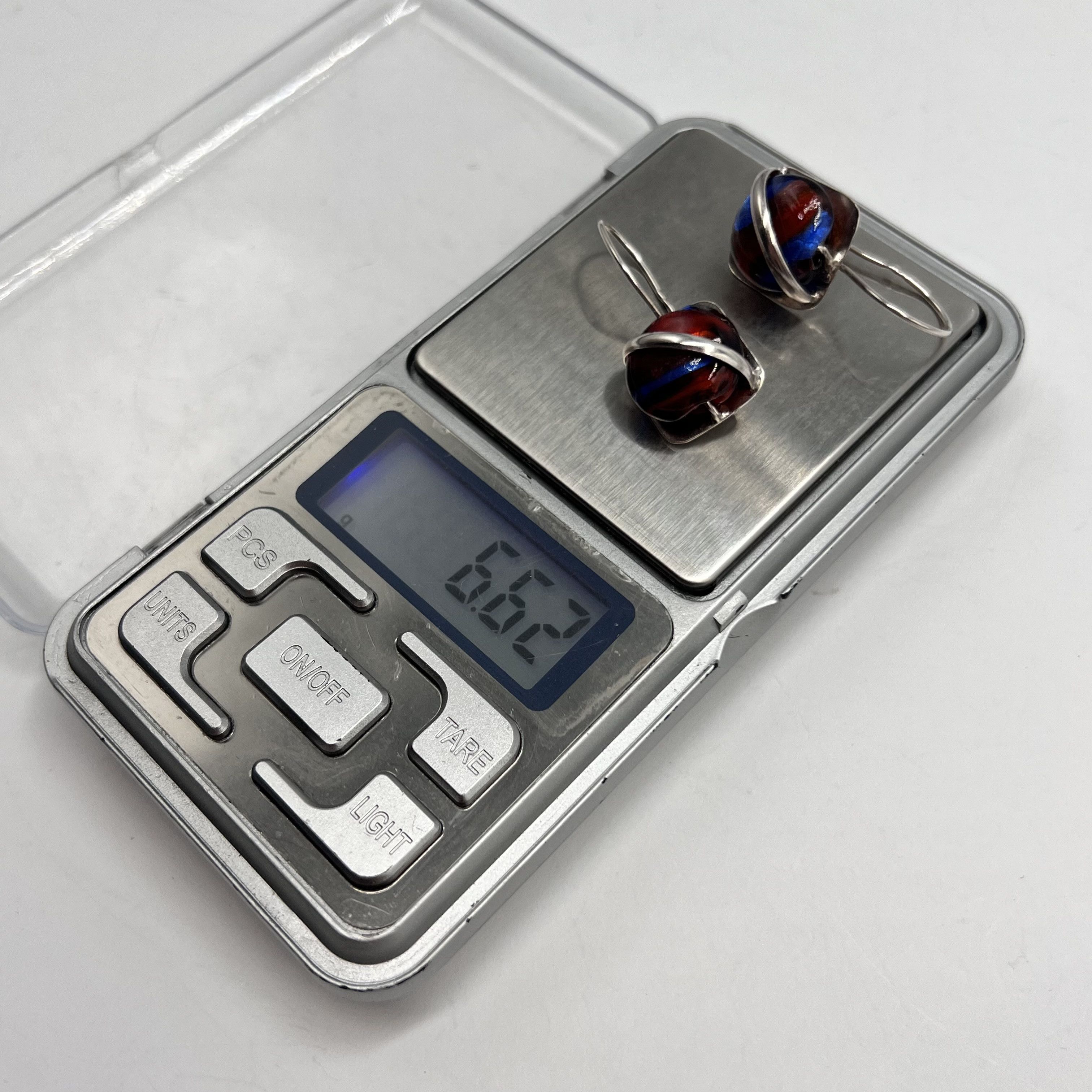 Sterling Silver Vintage Pair Of Stud Earrings Silver 925 Jewelry 6.62gr Size ONE SIZE - 10 Thumbnail