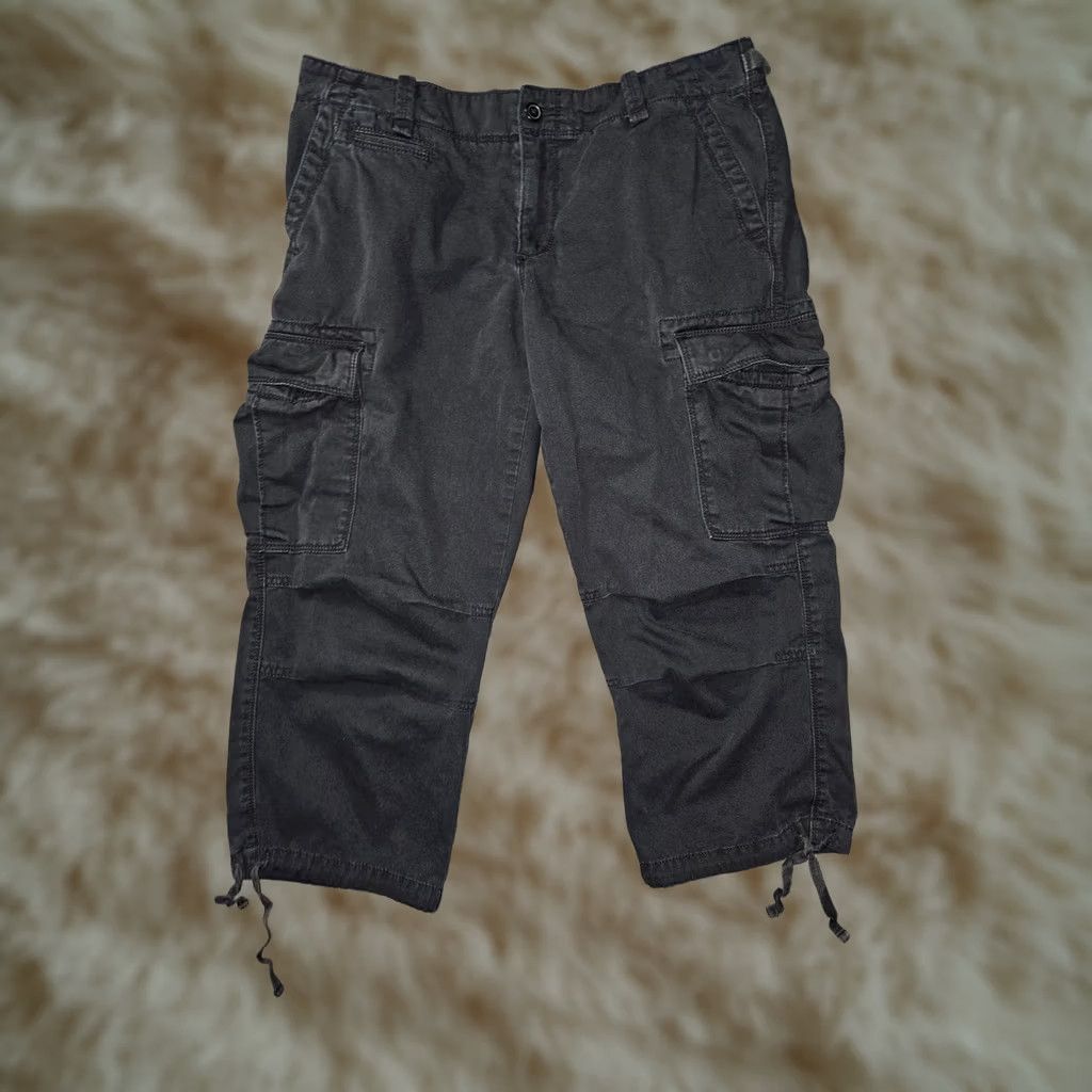 Polo Ralph Lauren Polo Ralph Lauren Cargo Pants Womens 10 Black Cropped Adjustable Utility Cargo Pants Womens 10 Black Cropped Adjustable Utility Size 32" / US 10 / IT 46 - 1 Thumbnail