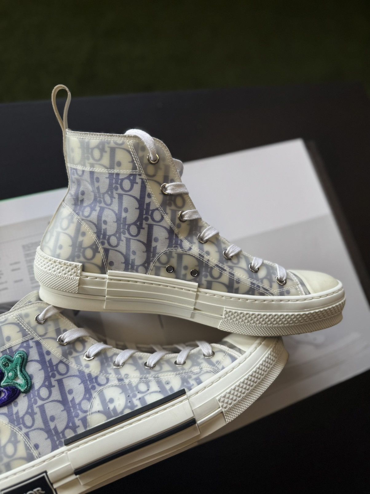 Dior Dior B23 Kenny Scharf High Top Sneakers 42EU/9US Size US 9 / EU 42 - 6 Thumbnail