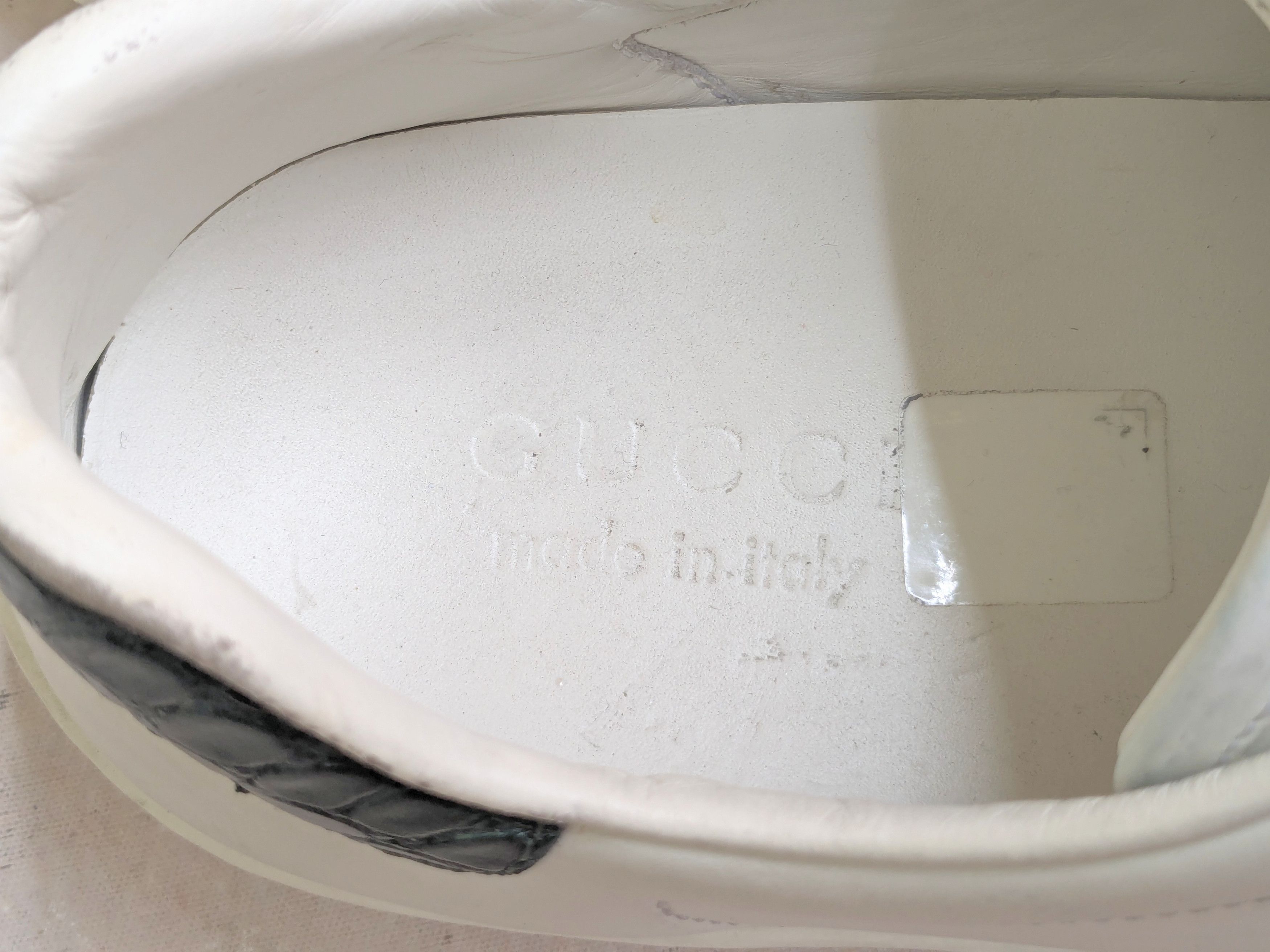 Gucci Gucci Ace Sneakers White Low Tops 7 Leather Size US 7 / EU 40 - 8 Thumbnail