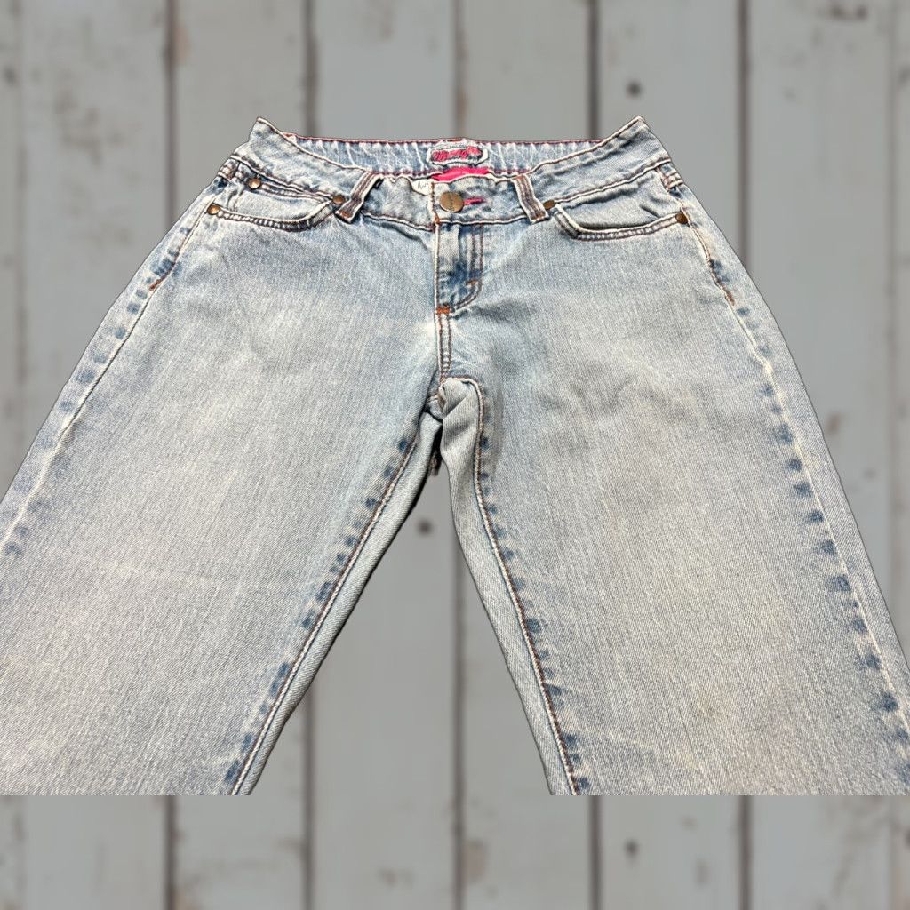 Wrangler VINTAGE Wrangler Premium Patch Jeans Women's 27x30 Blue Denim Straight Fit Cowgirl Western Casual Size 27" / US 4 / IT 40 - 1 Thumbnail
