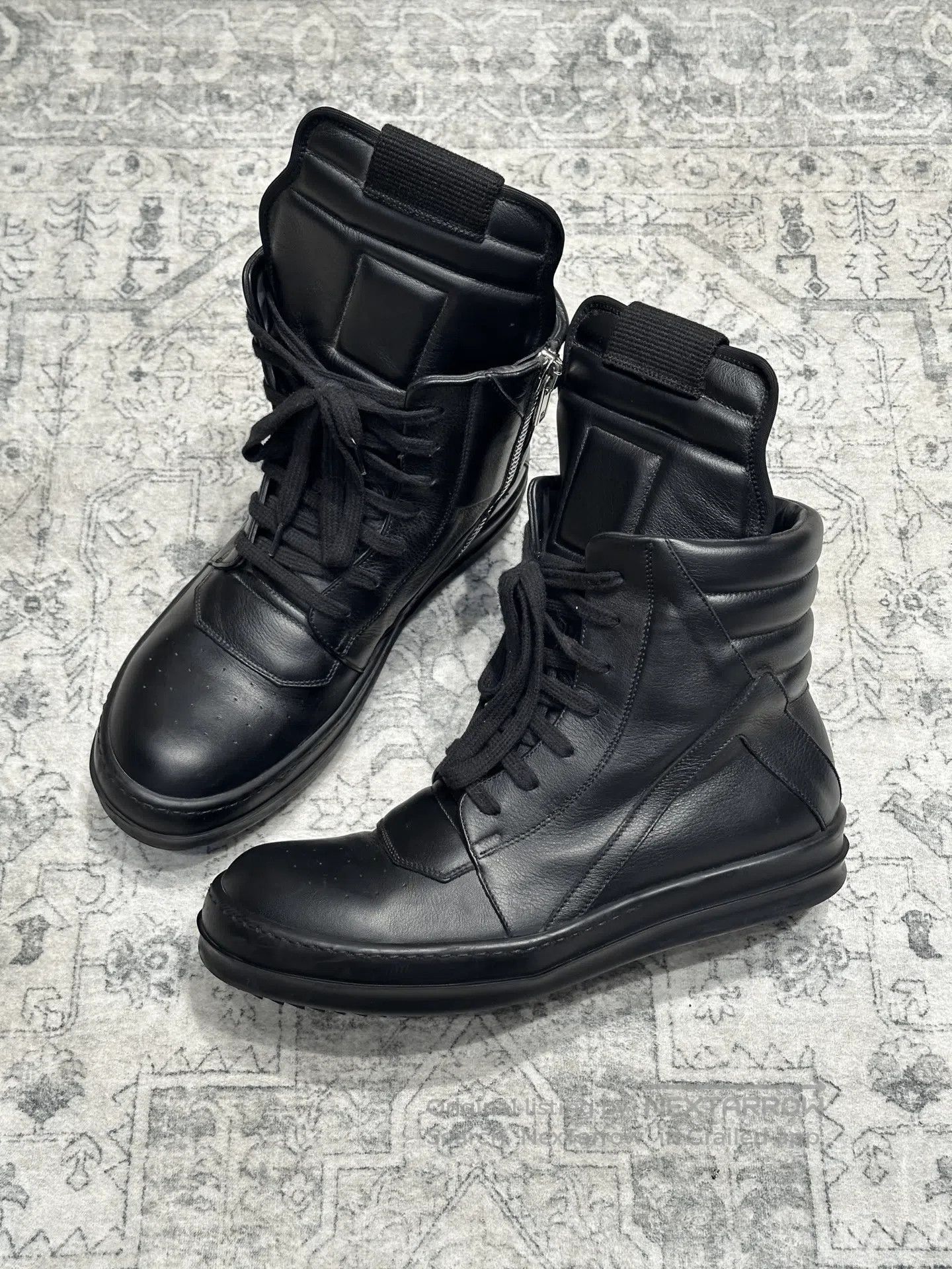 Rick Owens Rick Owens Inverted Triangle Black Leather Boots. Size US 8 / EU 41 - 4 Thumbnail