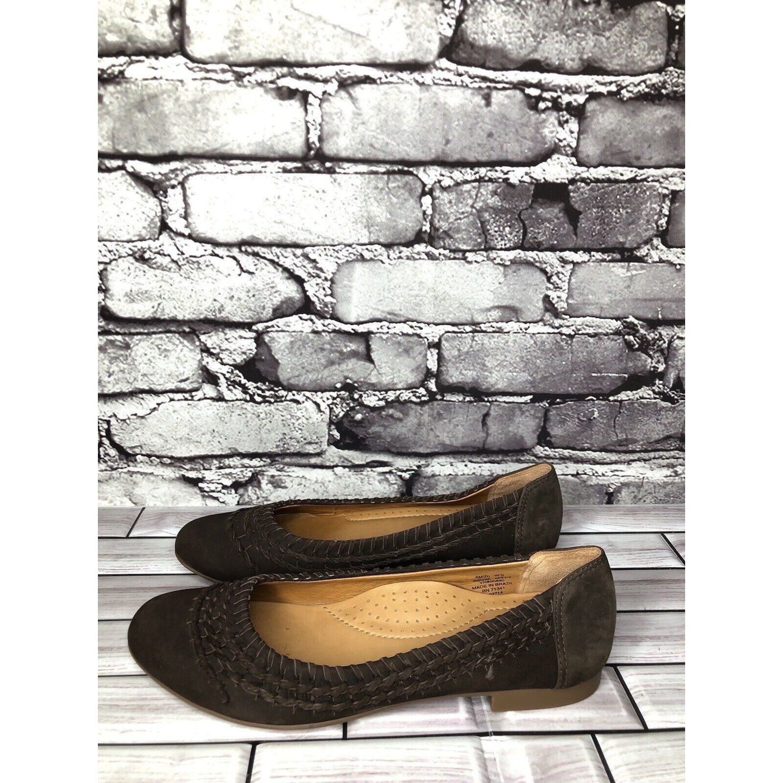 L.L. Bean L.L. Bean Brown Suede Leather Casual Flats Shoes Women’s Sz Size US 6 / IT 36 - 1 Thumbnail