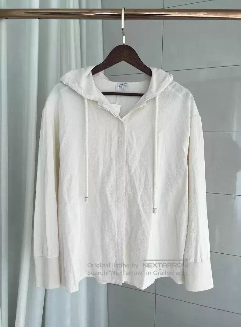 Loewe Loewe Early fall dark print hooded shirt Size XS / US 0-2 / IT 36-38 - 1 Thumbnail