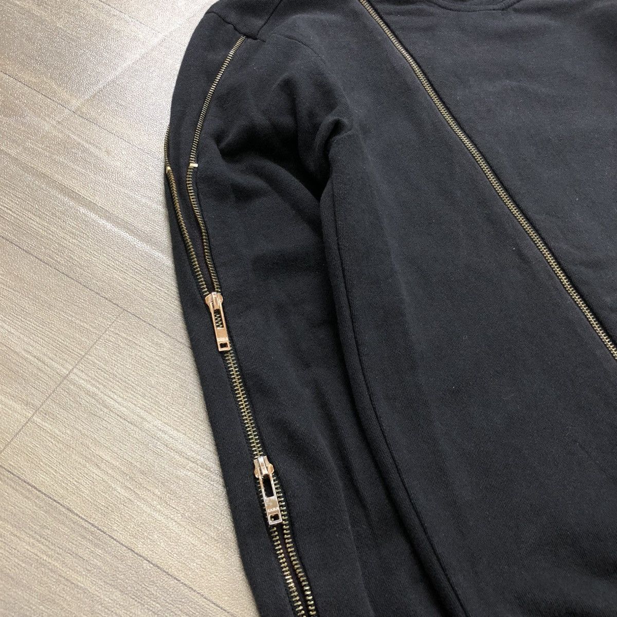 If Six Was Nine 2000s Zara Man Asymatrical Multizipper Jacket Lgb Style Size US M / EU 48-50 / 2 - 8 Thumbnail