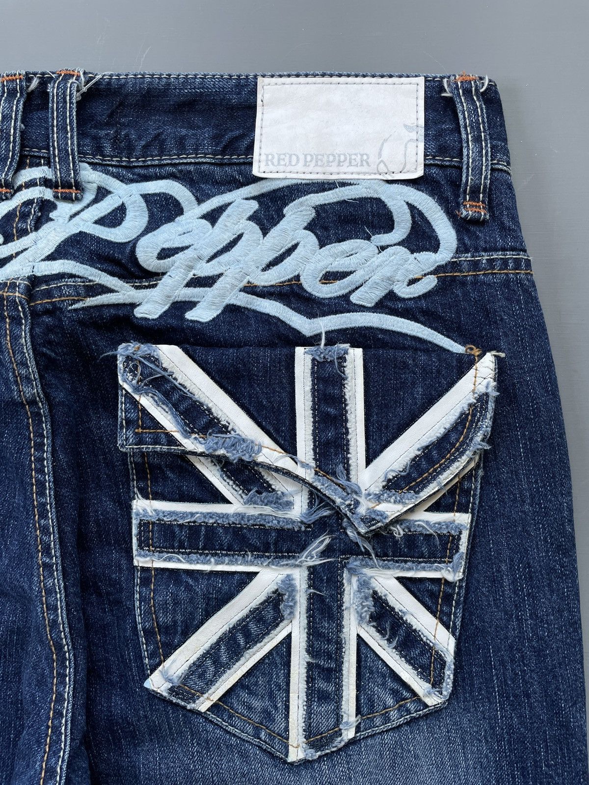 Other Red Pepper Embroidery Jeans (P118) Size US 32 / EU 48 - 8 Thumbnail