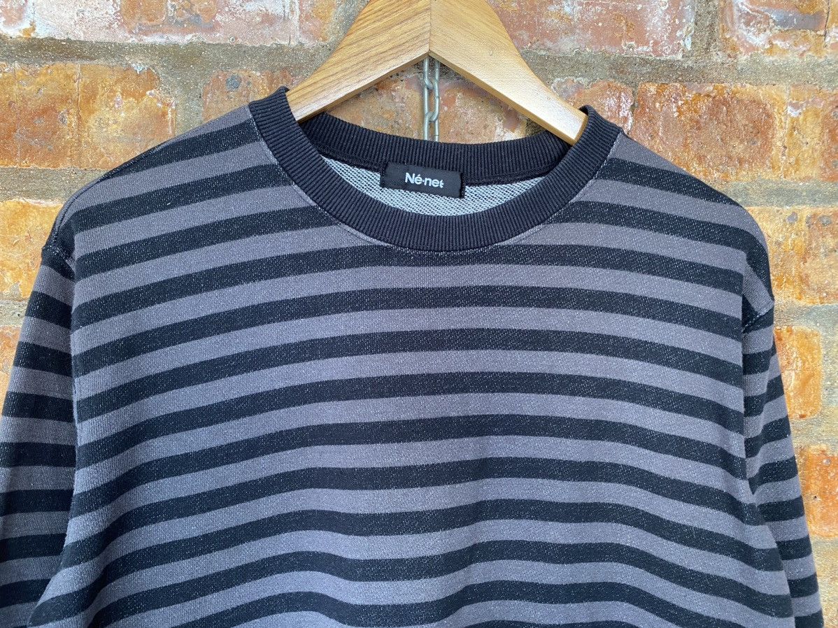 Ne-Net Vtg hybrid loopwheeler and knit stripe Size US M / EU 48-50 / 2 - 3 Thumbnail