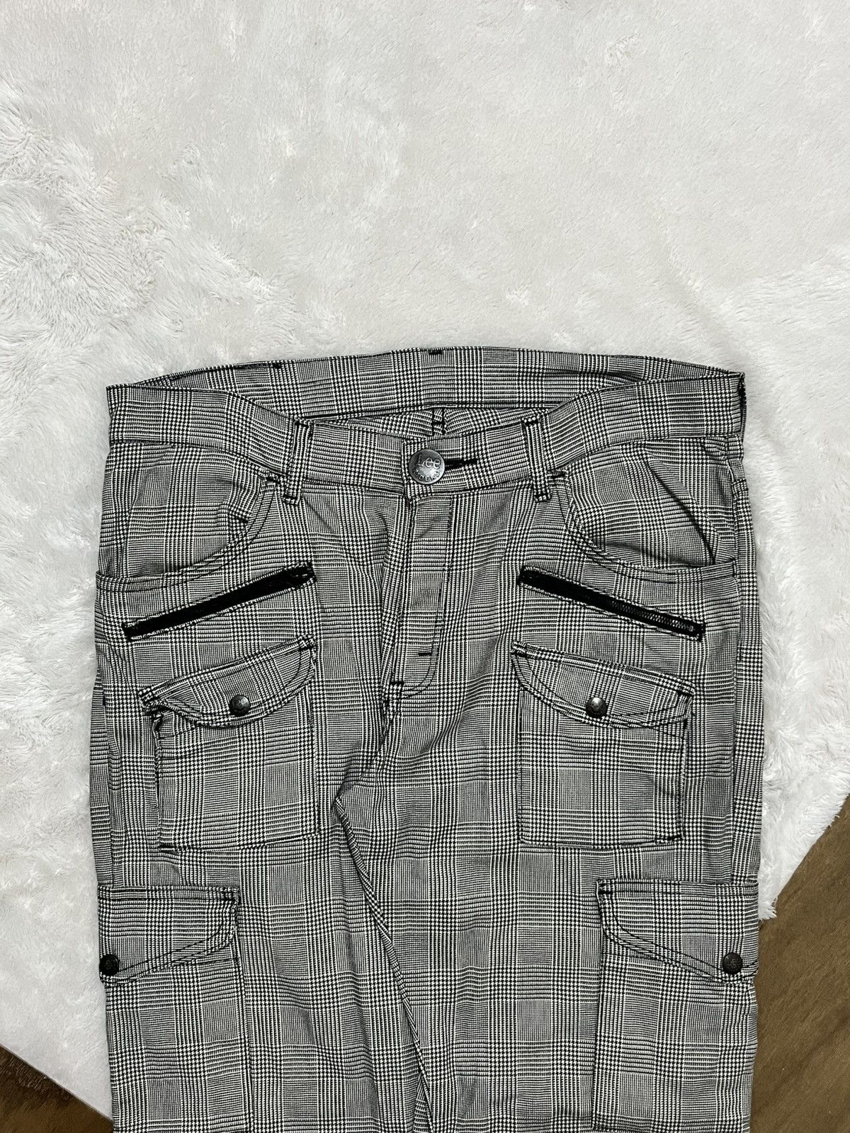 Other Lee Riders Plaid Buckle Cargo Pants Multi Pocket Size US 36 / EU 52 - 2 Thumbnail