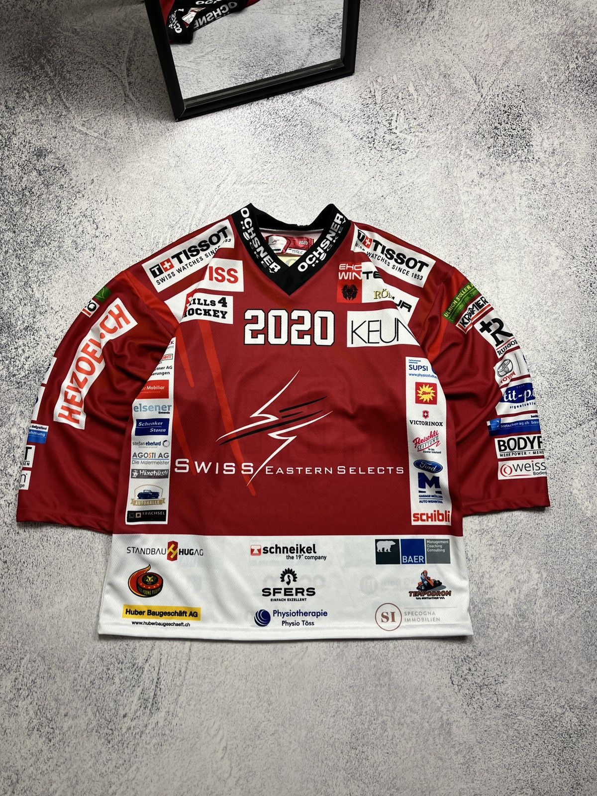 NHL Swiss Eastern Selects Team 2022 Signed Hockey Jersey Rare Size US L / EU 52-54 / 3 - 1 Thumbnail