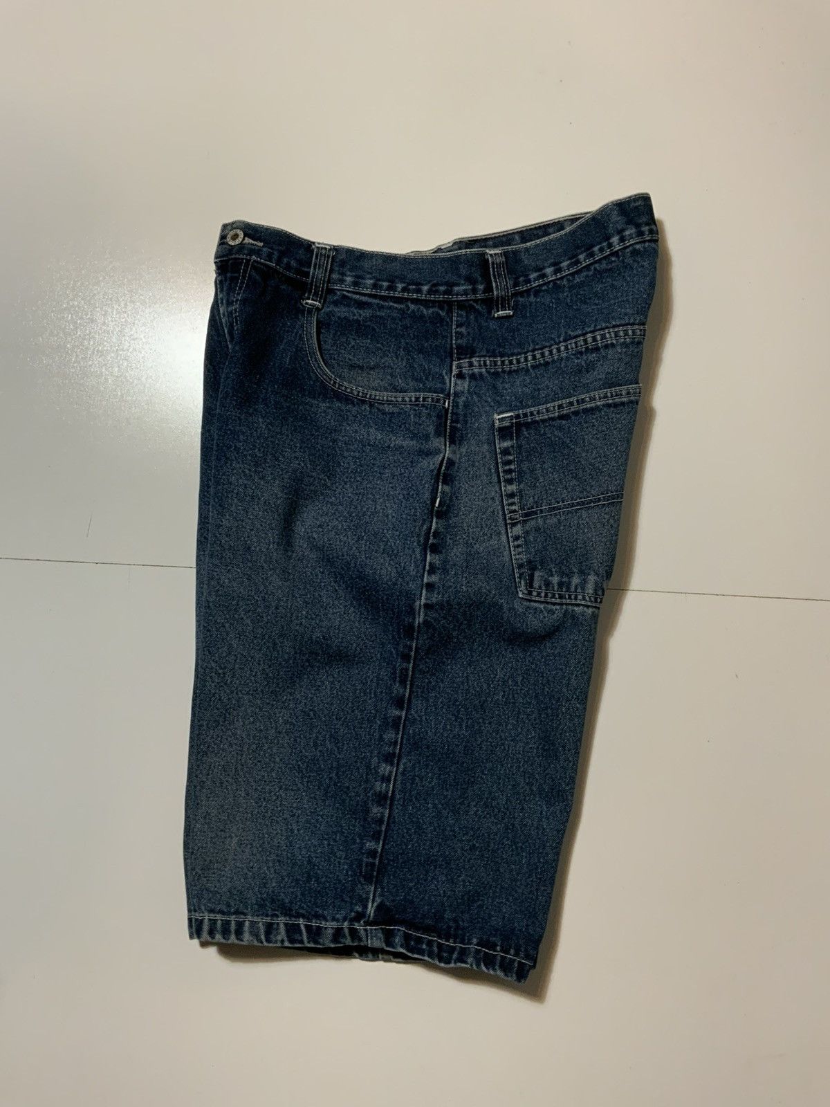 Southpole × Vintage VTG Y2K 2000s Southpole Baggy Hip Hop Denim Jean Shorts Size US 34 / EU 50 - 4 Thumbnail