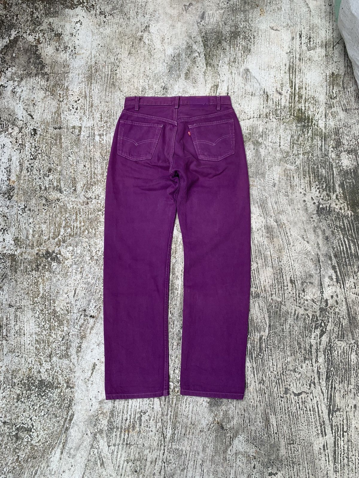 Levi's Vintage Clothing Vintage Levi's 501 purple jeans Size US 30 / EU 46 - 2 Thumbnail