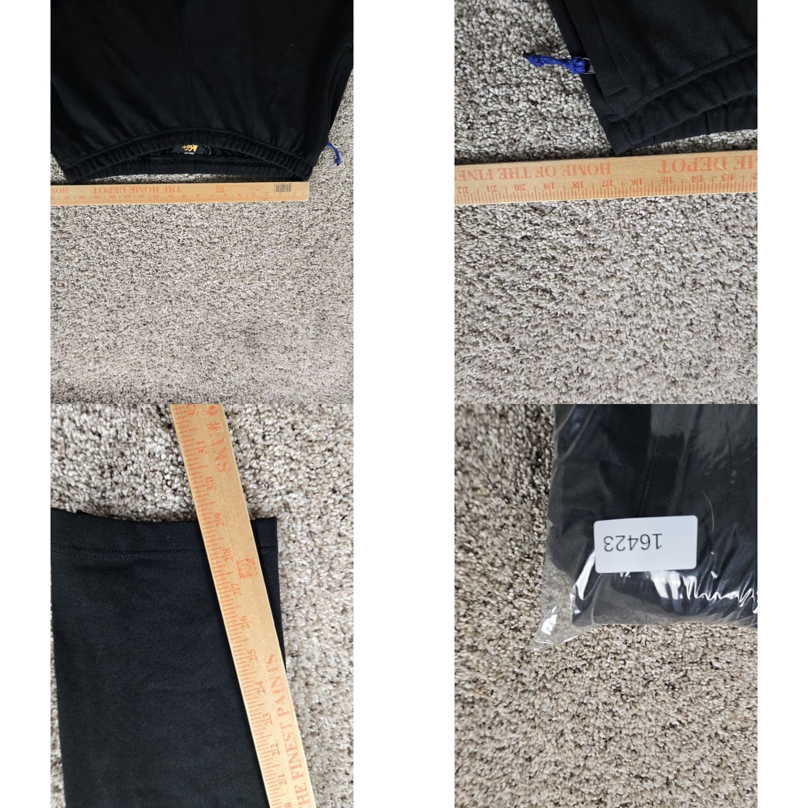 Vintage VINTAGE REI Jogger Sweatpants Pants Men's XL Black USA Made Zip Ankles Tapered Pockets Elastic Waist Knit Nylon Solid Athletic Activewear Size US 36 / EU 52 - 8 Thumbnail