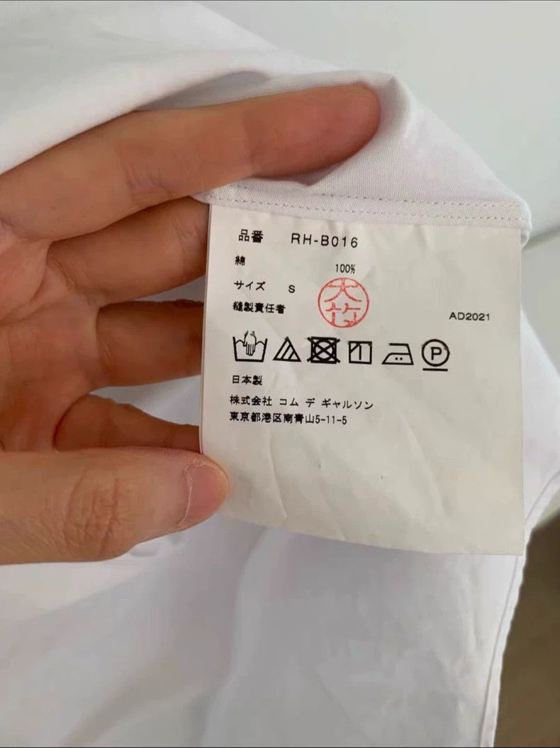 Comme des Garcons Comme Des Garcons White Bow Shirt Size S / US 4 / IT 40 - 4 Thumbnail