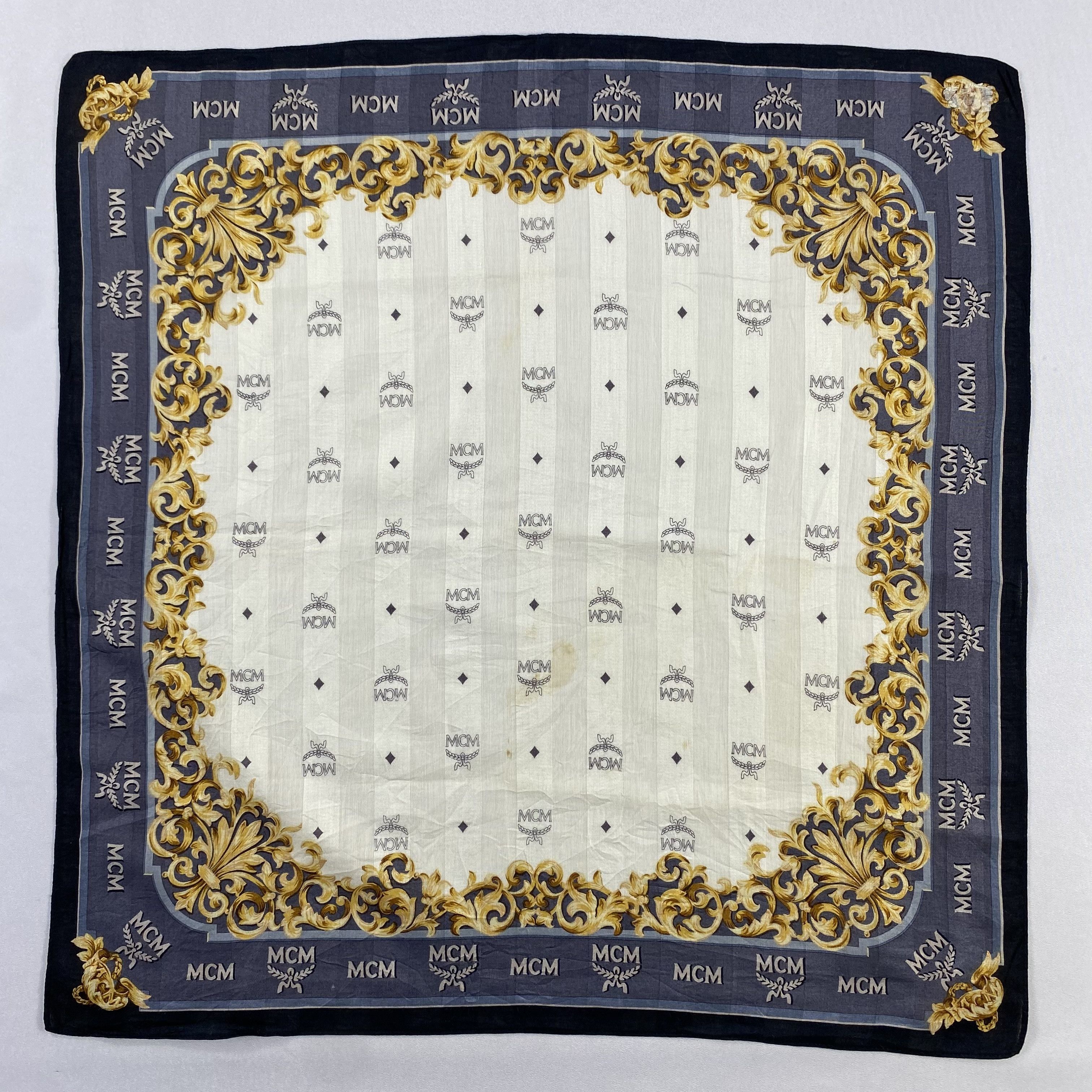 MCM × Vintage MCM Bandana/ Handkerchief / Neckerchief-P1763 Size ONE SIZE - 1 Thumbnail