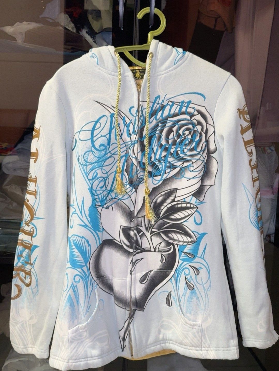 Ed Hardy ed hardy christian audigier zipup hoodie Size US L / EU 52-54 / 3 - 1 Thumbnail