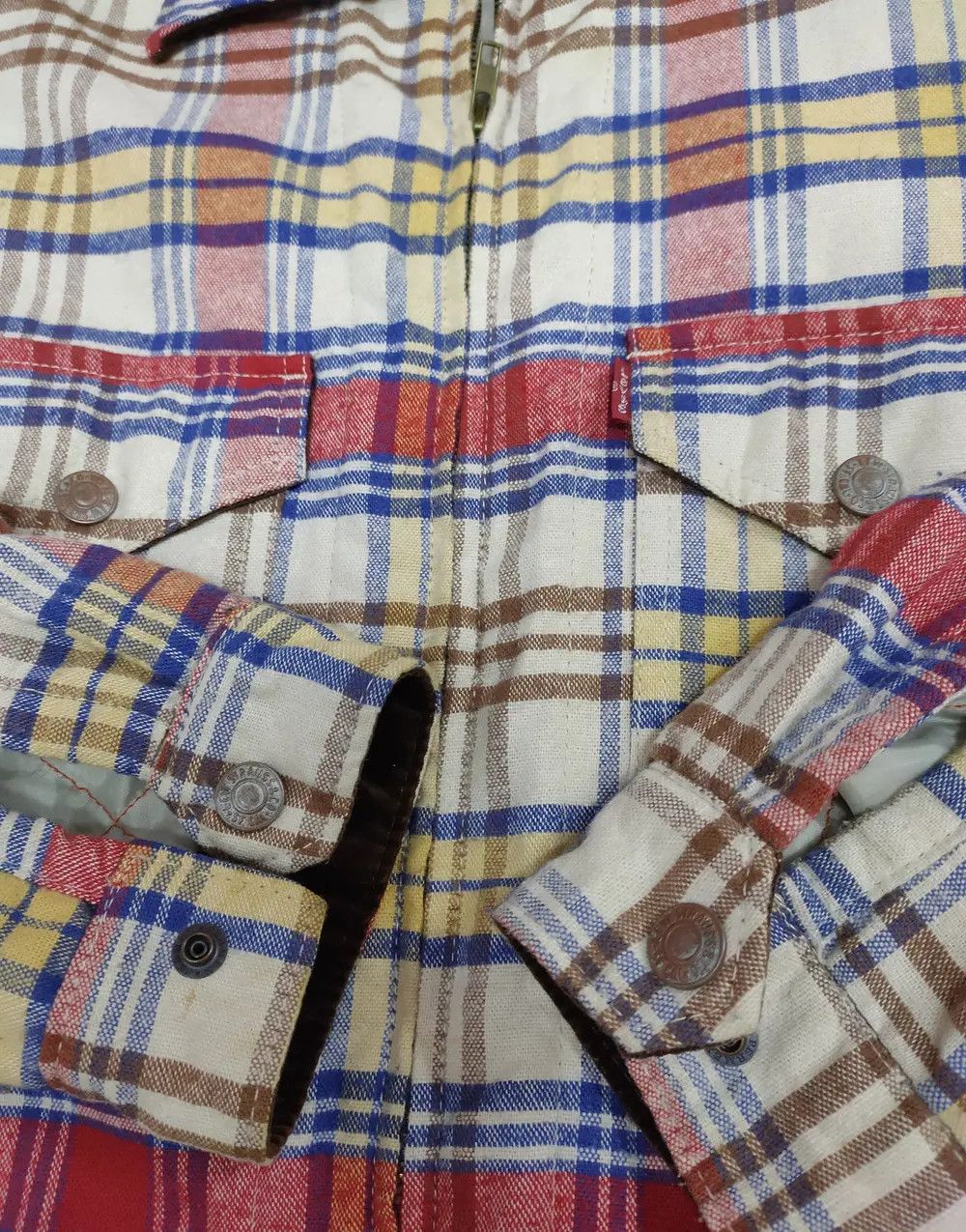 Levi's × Vintage Vintage Levis checker flannel Jacket Size US M / EU 48-50 / 2 - 5 Thumbnail