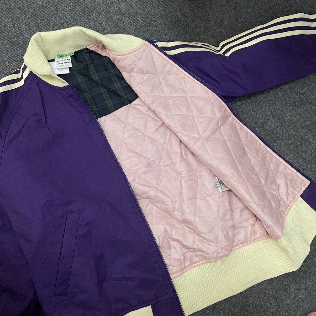 Adidas × Vintage Vintage 2005 Adidas Bomber Jacket Quilted Lining Size US S / EU 44-46 / 1 - 8 Thumbnail