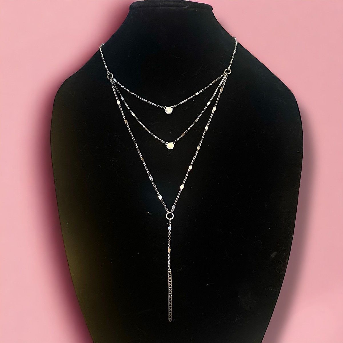 Lucky Brand Lucky Brand silver tone layered pendant necklace Size ONE SIZE - 1 Thumbnail