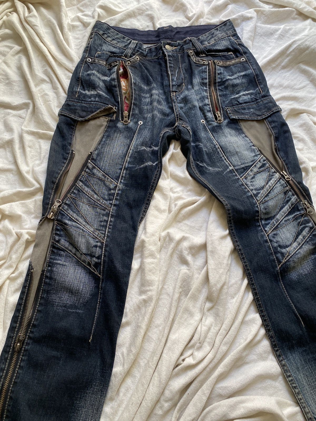 PPFM Archive PPFM zipped modulable jeans Size US 30 / EU 46 - 6 Thumbnail
