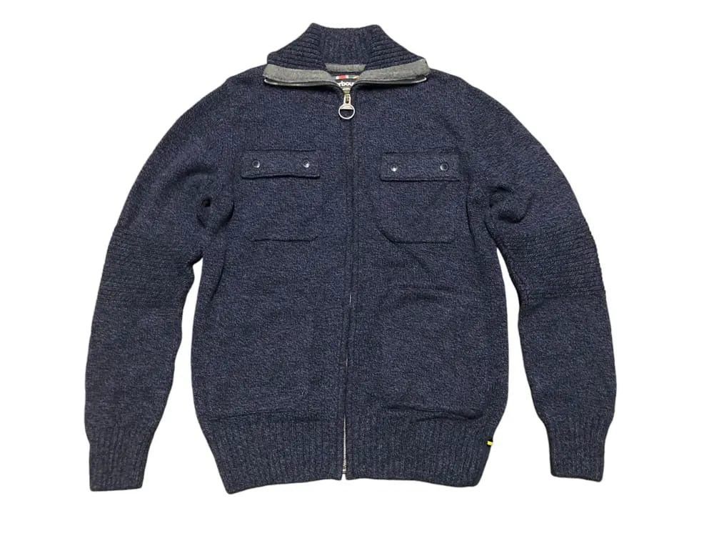 Barbour Archive🔥Barbour International Motorcycle Knit Wool Jacket Size US M / EU 48-50 / 2 - 1 Thumbnail