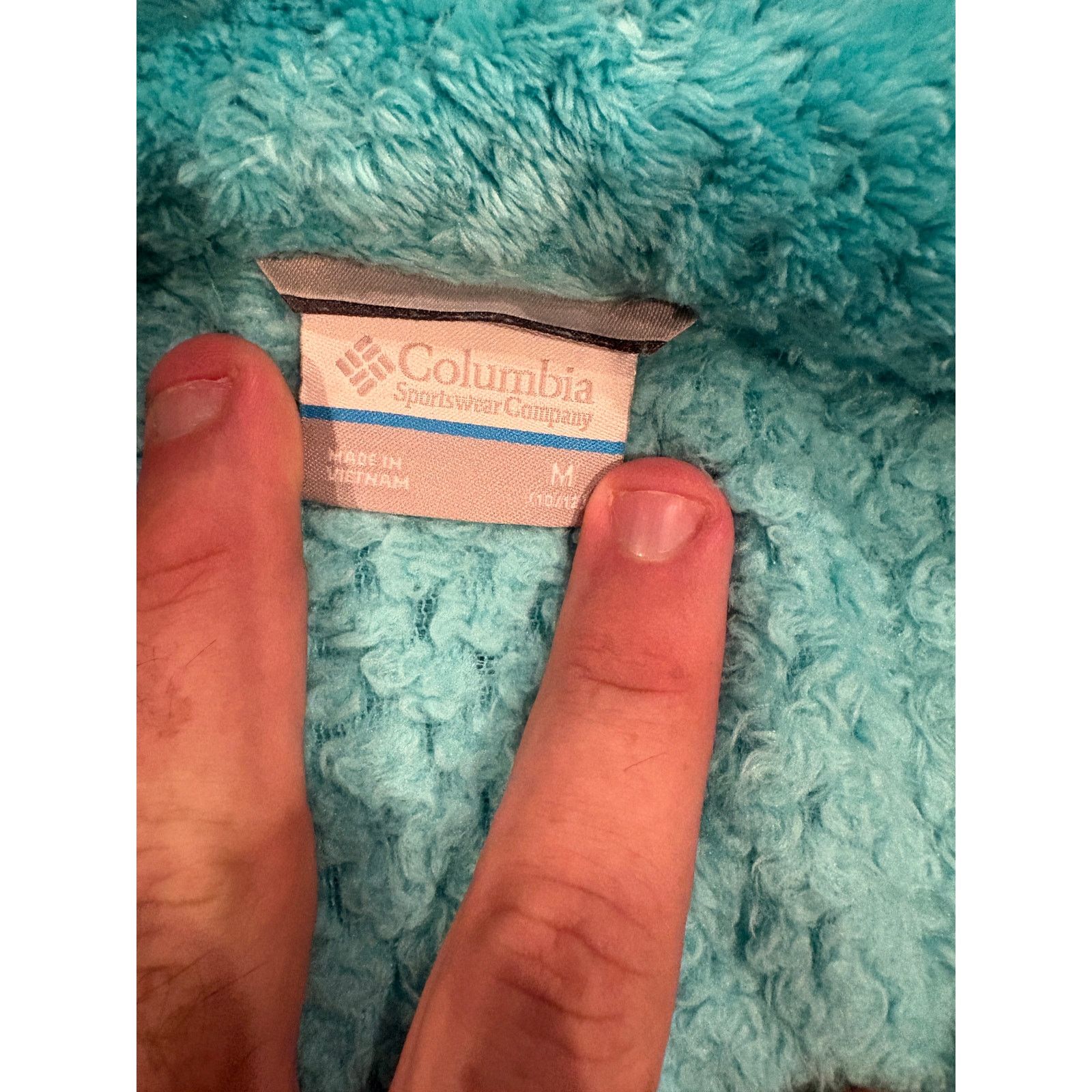 Columbia Columbia Sportswear Fleece Women’s Medium Teal Full Zip Size M / US 6-8 / IT 42-44 - 2 Thumbnail
