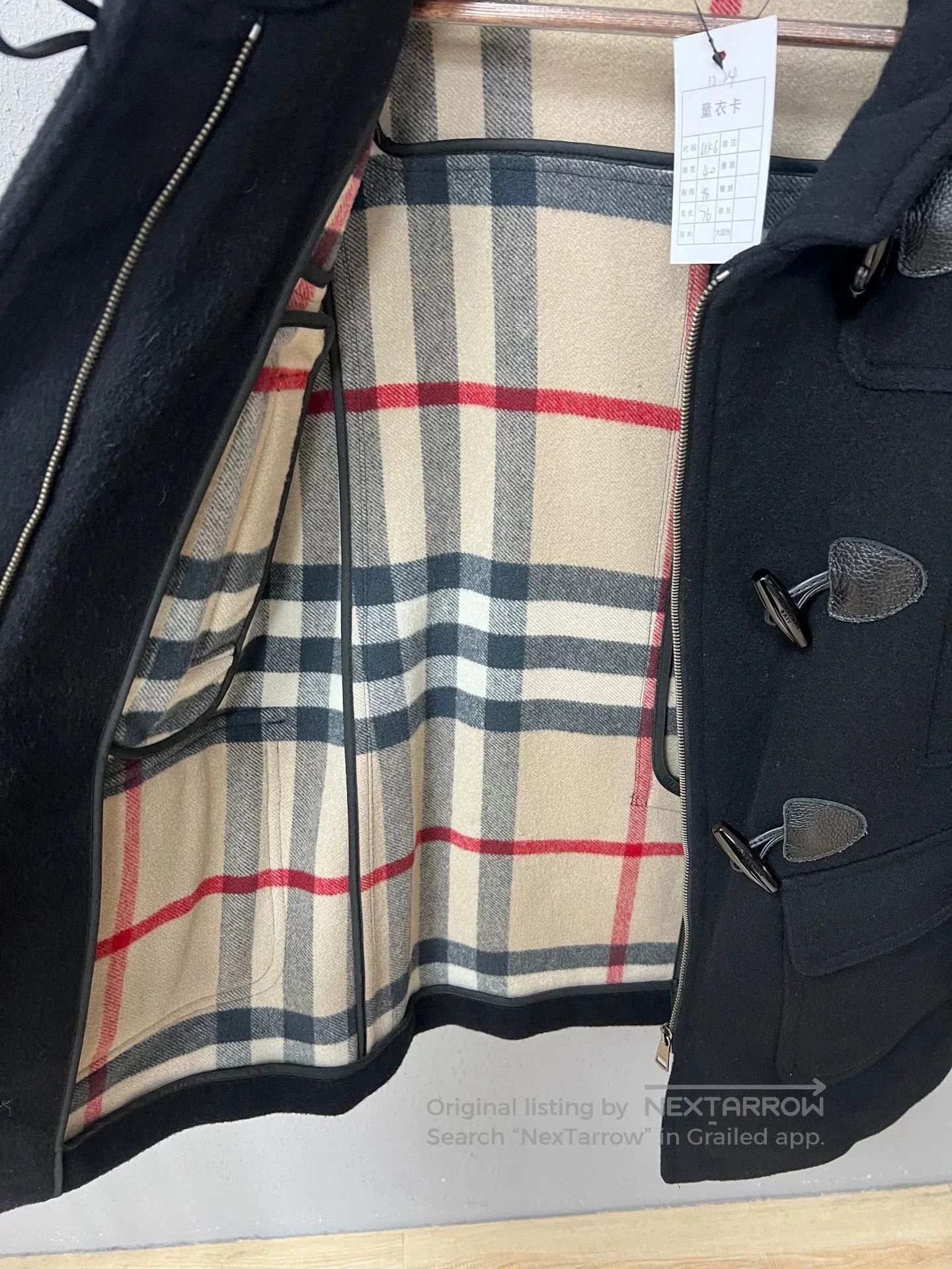 Burberry Burberry Wool Toggle Coat Size UK6. Size XS / US 0-2 / IT 36-38 - 3 Thumbnail