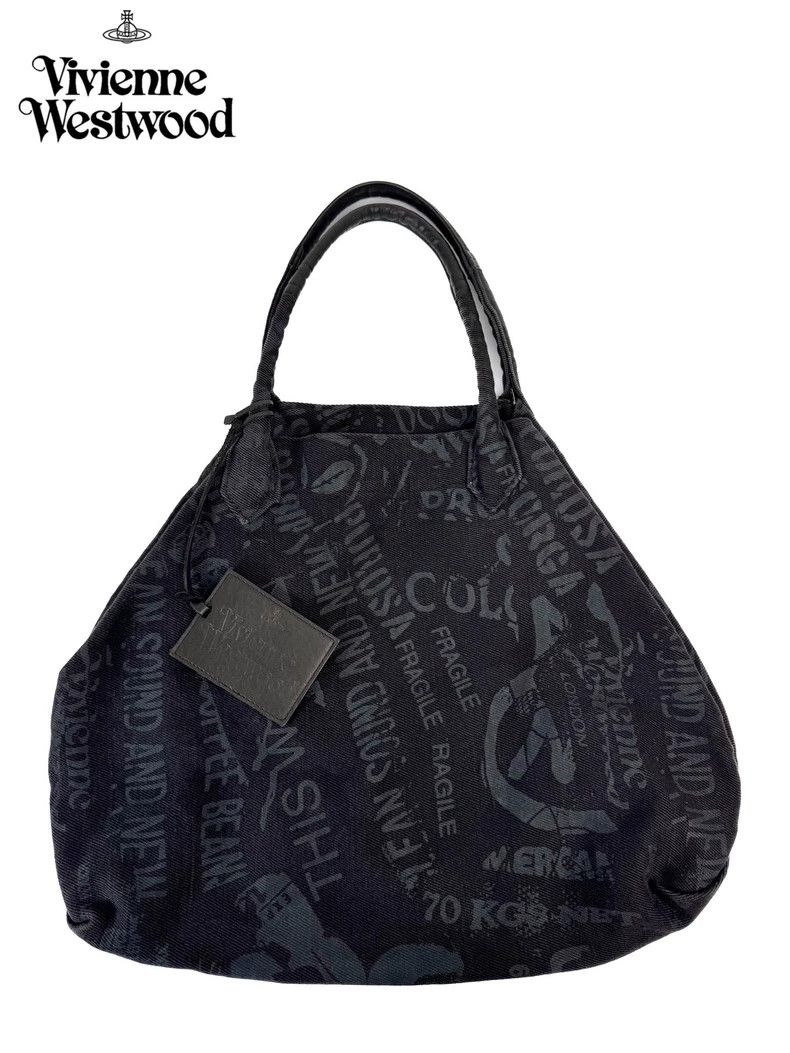 Vivienne Westwood Vivienne Westwood size os Alphabet Punk Totem Canvas Bag To Size ONE SIZE - 1 Thumbnail