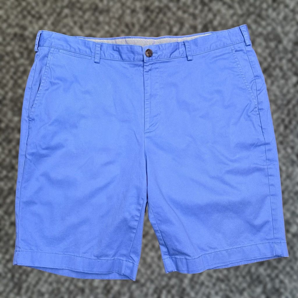 Brooks Brothers Brooks Brothers Chino Shorts Mens 40 Blue Mid Rise Stretch Twill 40 Regular Sl at Front Pocket Womens/Mens Size US 40 / EU 56 - 1 Thumbnail