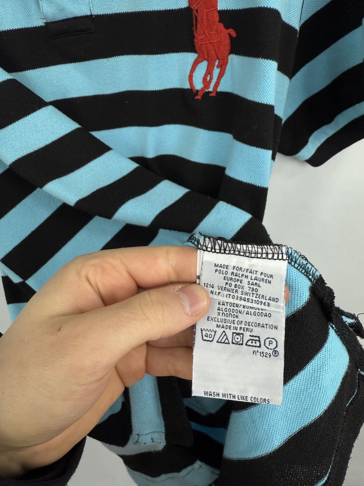 Polo Ralph Lauren Vintage 90s Polo Ralph Lauren Polo T-Shirt Rare Retro Hype Size US XXL / EU 58 / 5 - 7 Thumbnail