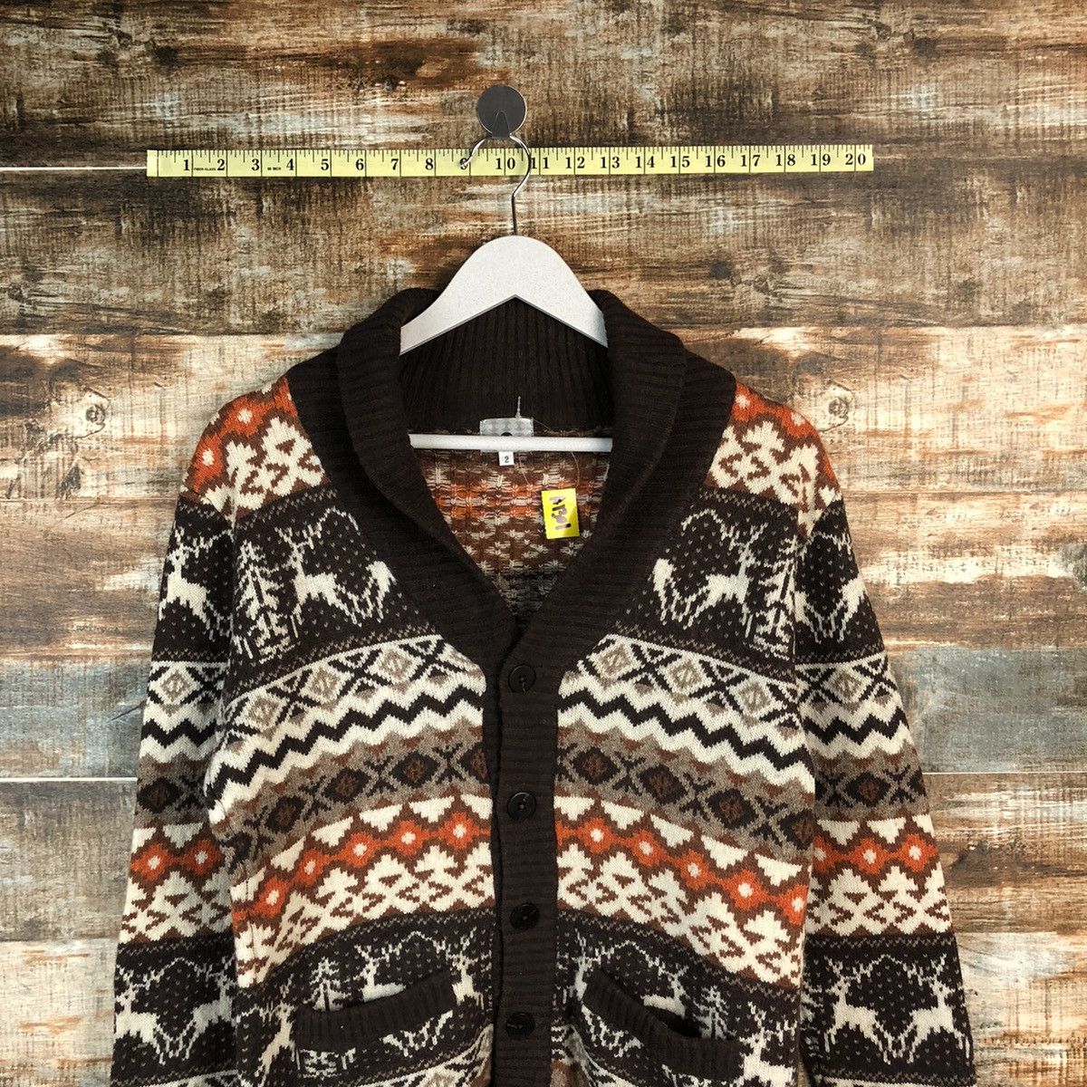 Takeo Kikuchi TK takeo kikuchi Brown Cardigan Knitwear #A1301 Size US S / EU 44-46 / 1 - 2 Thumbnail