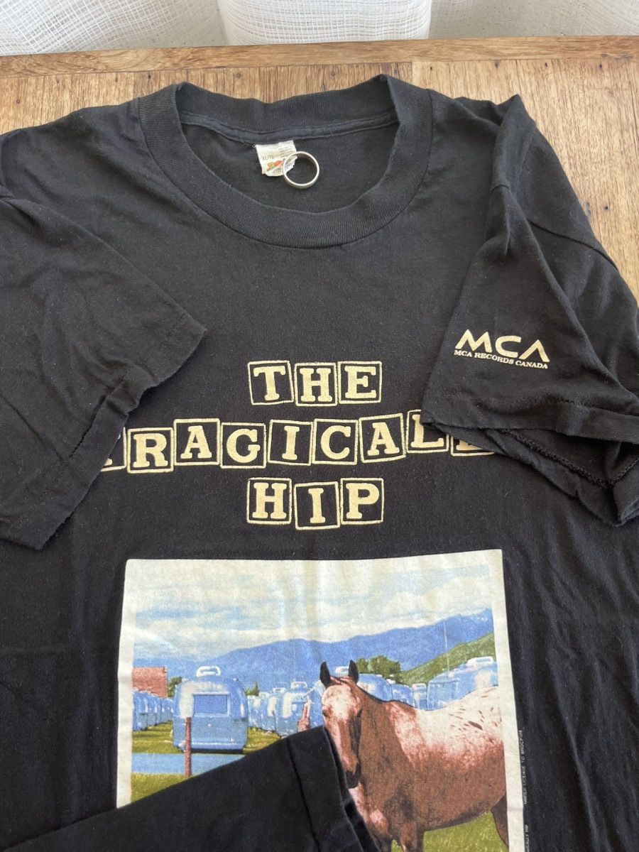Band Tees × Vintage Vintage THE TRAGICALLY HIP Road Apples 1991’s Band T-shirt Size US XL / EU 56 / 4 - 7 Thumbnail