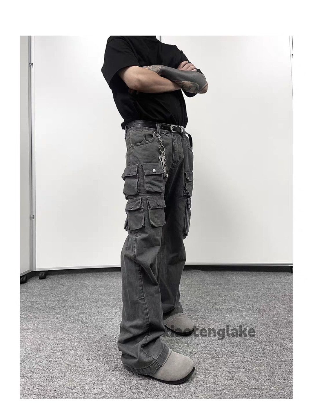 Designer × Japanese Brand × Vintage washed faded cleanfit utility military tactical cargo pants Size US 32 / EU 48 - 5 Thumbnail
