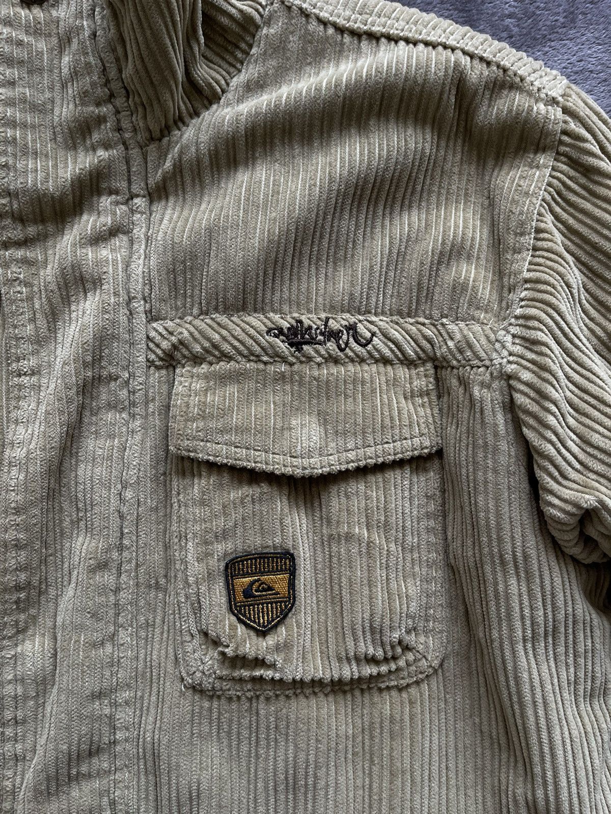 Quicksilver × Quiksilver × Vintage Colduroy Jacket 90s Size US L / EU 52-54 / 3 - 5 Thumbnail